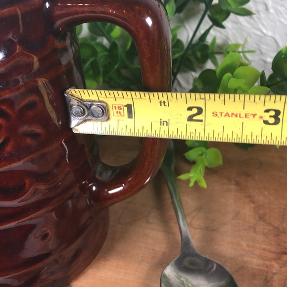 Hull Marcrest VTG 18oz Daisy Dot Stonewear Mug Coffee Tea Beer Drinkware - Picture 15 of 16
